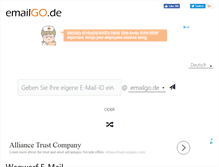 Tablet Screenshot of emailgo.de